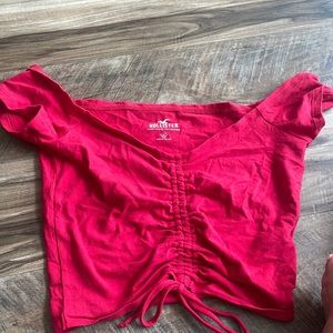 Red Hollister Top